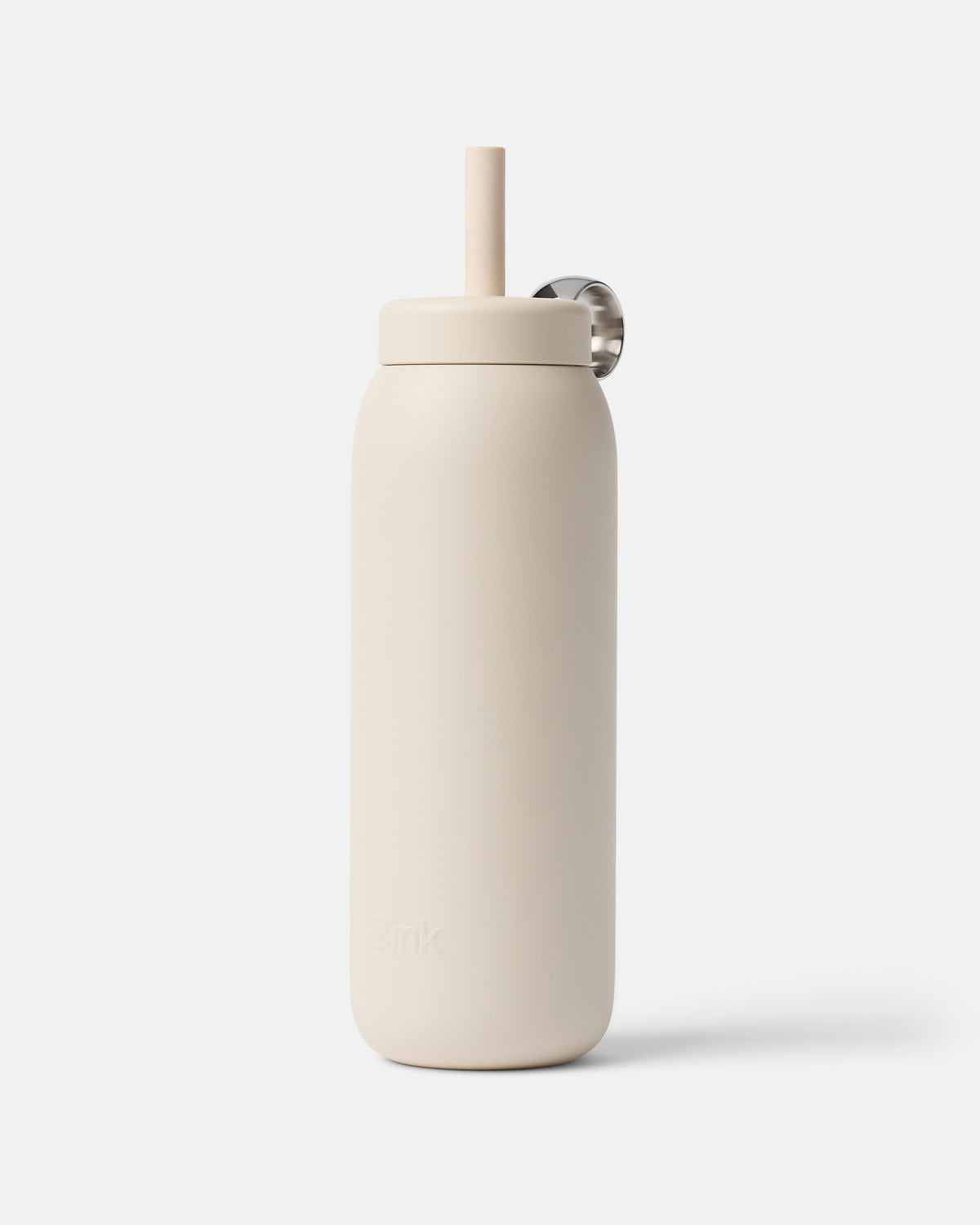 Stainless Straw Cap 24oz Almond